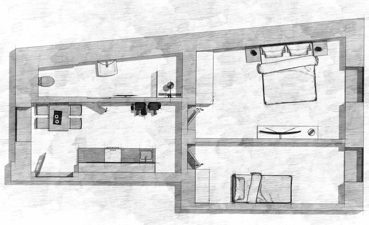 Sgrafit Apartments - Self Check-In Рец Екстер'єр фото